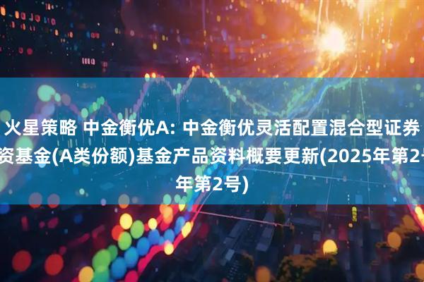 火星策略 中金衡优A: 中金衡优灵活配置混合型证券投资基金(A类份额)基金产品资料概要更新(2025年第2号)