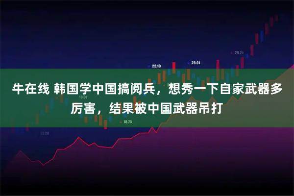 牛在线 韩国学中国搞阅兵，想秀一下自家武器多厉害，结果被中国武器吊打